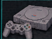 Consola PlayStation con su control